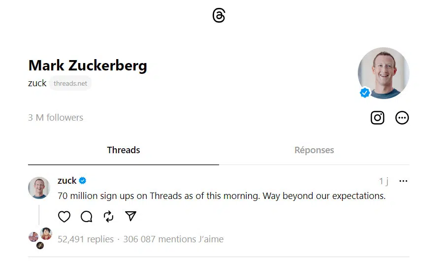 Un Lancement au-delà des Attentes pour threads