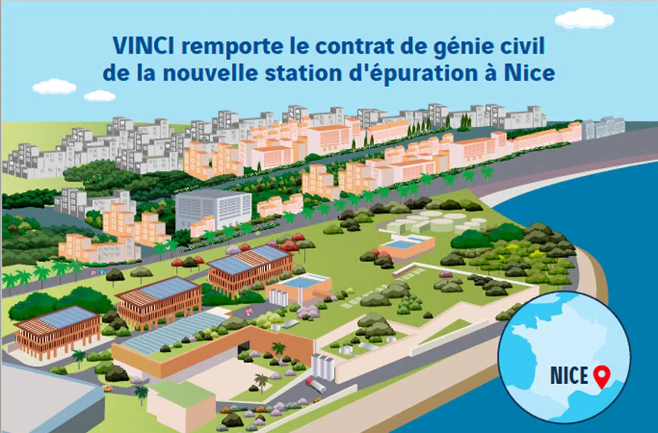 VINCI Remporte le Contrat pour la Nouvelle Station d'Épuration Haliotis 2 à Nice VINCI Remporte le Contrat pour la Nouvelle Station d'Épuration Haliotis 2 à Nice