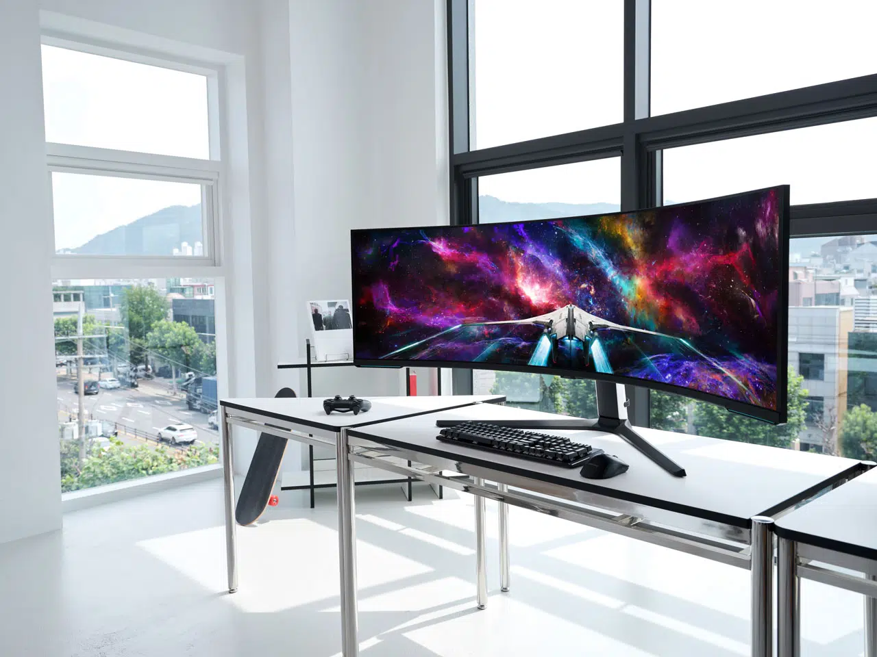 Samsung Electronics dévoile le premier moniteur de jeu Dual UHD au monde : l'Odyssey Neo G9 57 Samsung Electronics dévoile le premier moniteur de jeu Dual UHD au monde : l'Odyssey Neo G9 57