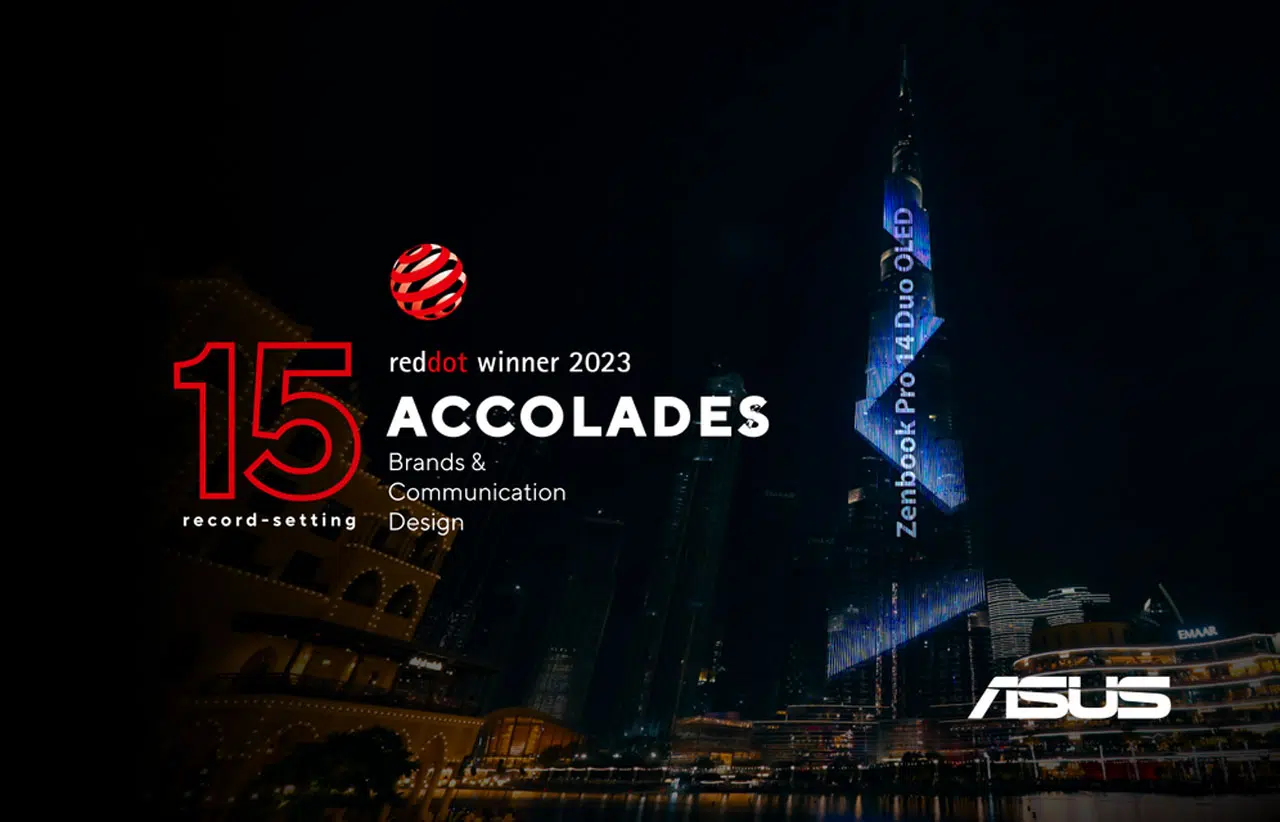 ASUS établit un nouveau record aux Red Dot Awards 2023 ASUS établit un nouveau record aux Red Dot Awards 2023