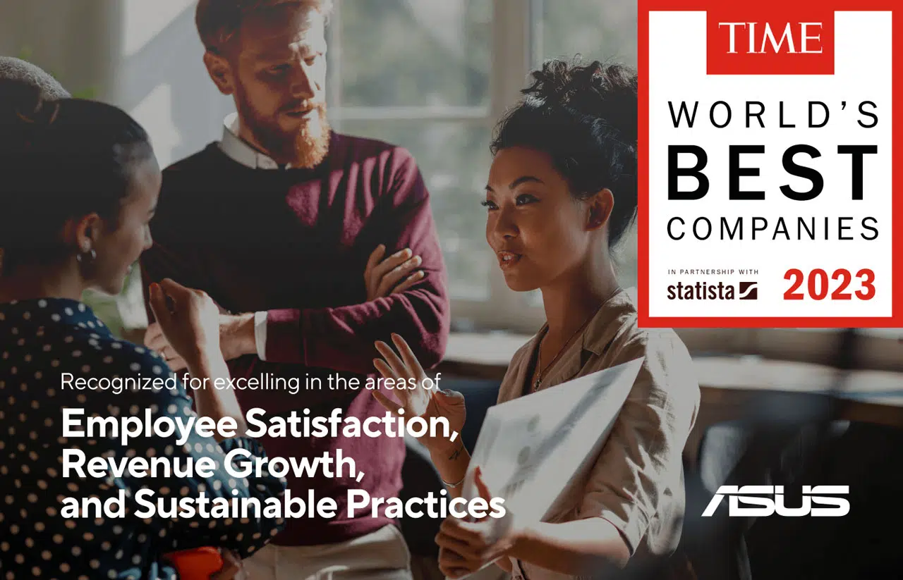 ASUS figure parmi les meilleures entreprises mondiales de 2023 selon TIME Magazine ASUS figure parmi les meilleures entreprises mondiales de 2023 selon TIME Magazine