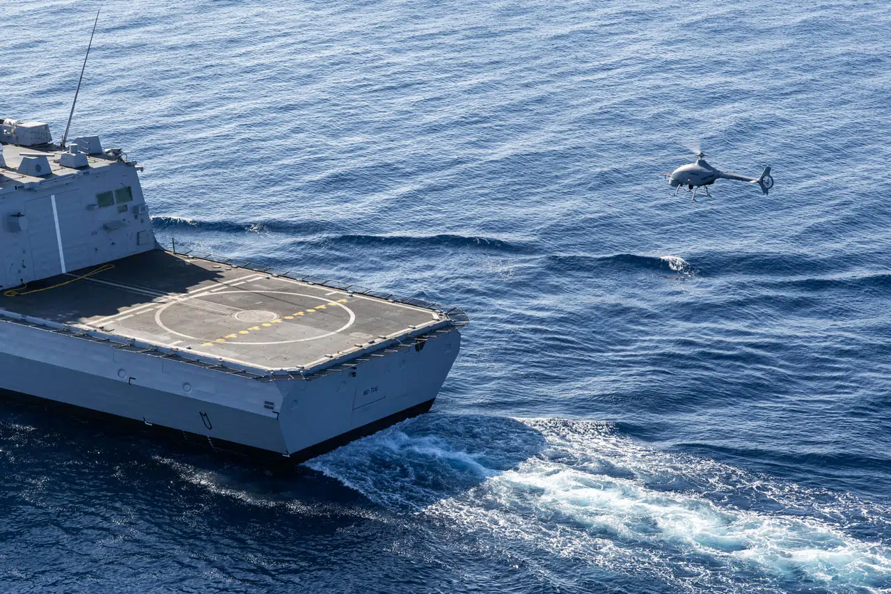 Essai réussi pour le drone naval SDAM à bord d'une frégate de la Marine française Essai réussi pour le drone naval SDAM à bord d'une frégate de la Marine française