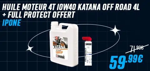 Huile Moteur 4T Ipone et lubrifiant full protect : La Protection Avancée pour votre Motocross Quatre Temps