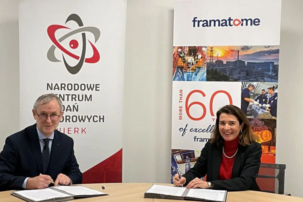 Accord historique de collaboration entre Framatome et le Centre National Polonais de Recherche Nucléaire Accord historique de collaboration entre Framatome et le Centre National Polonais de Recherche Nucléaire
