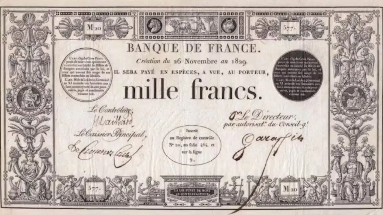 Une faute de grammaire sur de gros billets pendant plus de 130 ans, vraiment 