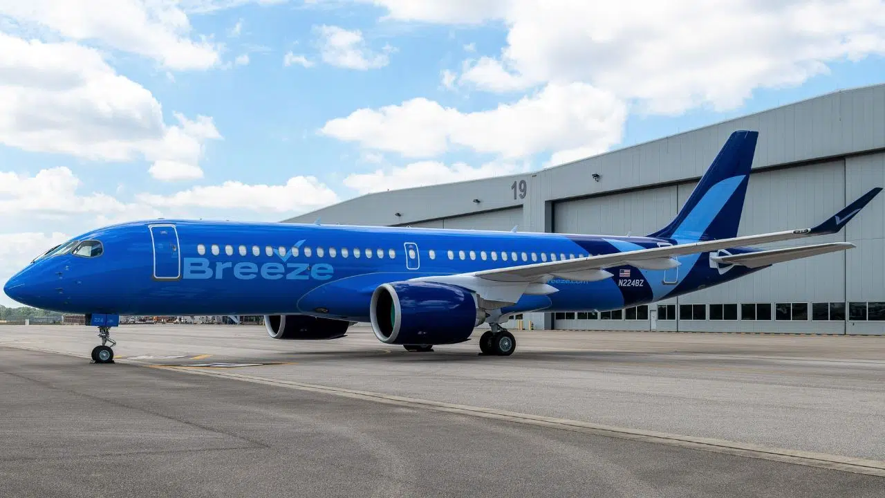 Breeze Airways élargit sa flotte avec 10 Airbus A220 supplémentaires Breeze Airways élargit sa flotte avec 10 Airbus A220 supplémentaires