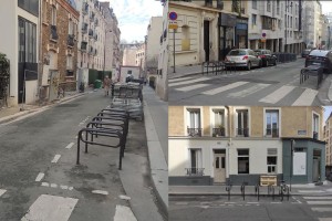 Ce restaurateur arrive un matin et découvre un range vélo à place de sa terrasse