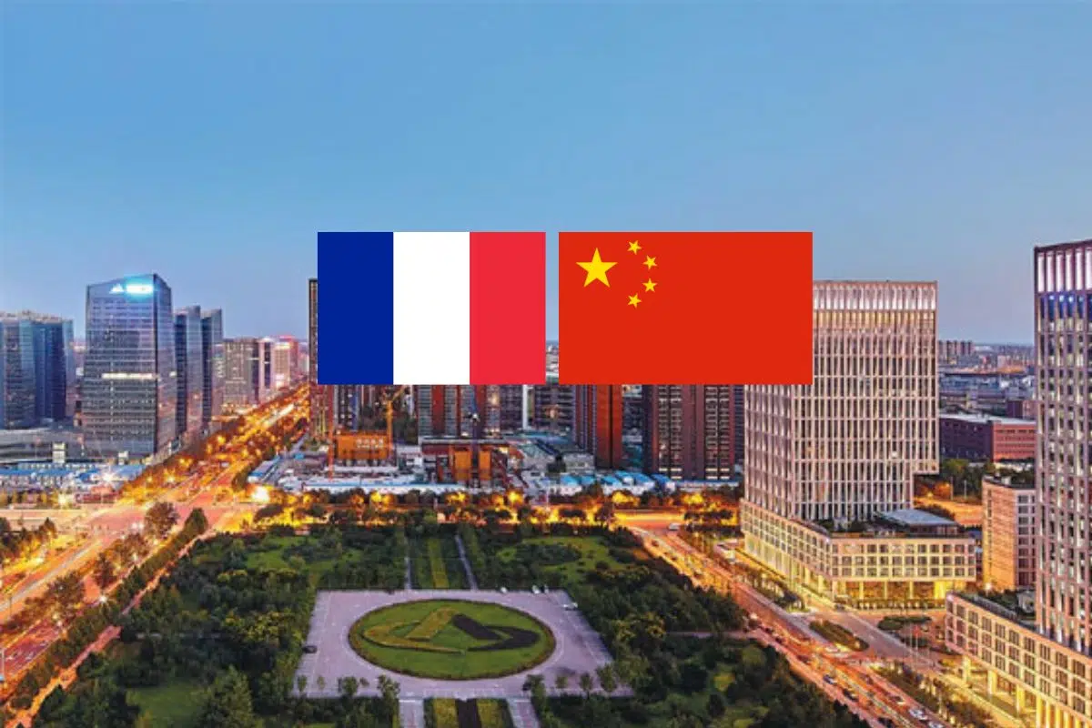 La France à l'honneur lors de l'inauguration de Beijing E-Town en Chine La France à l'honneur lors de l'inauguration de Beijing E-Town en Chine