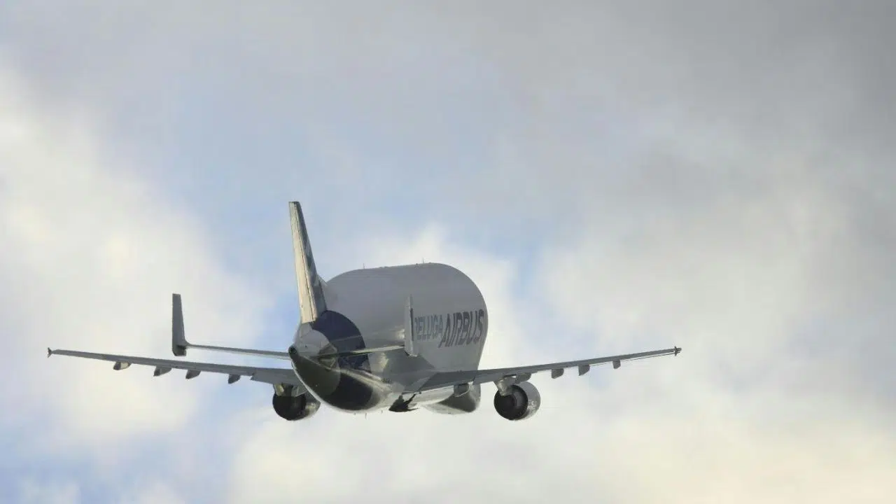 Airbus livre le satellite EUTELSAT 36D à son site de lancement à bord du BelugaST