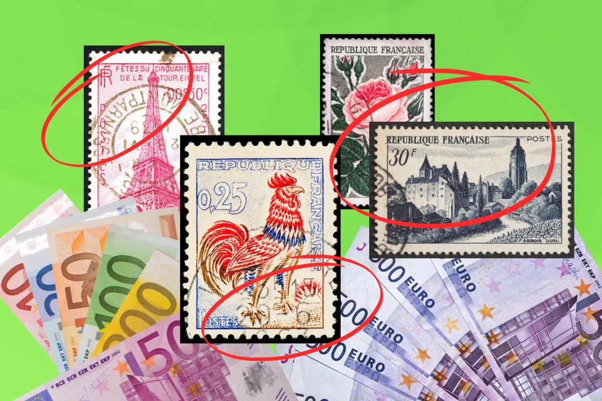 Timbres à plus de 100 000 € : Dénichez-les en 3 secondes sur les vieilles cartes postales lors de vos brocantes