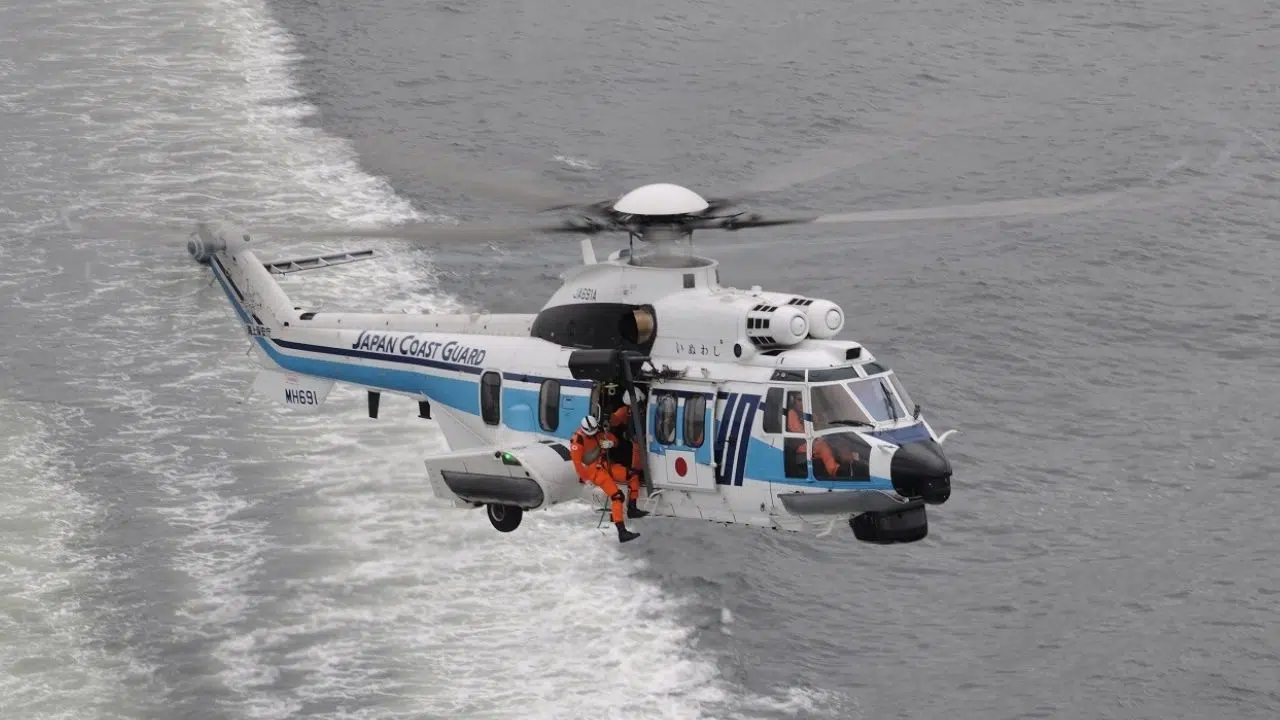 La garde côtière japonaise renforce sa flotte avec trois nouveaux H225 La garde côtière japonaise renforce sa flotte avec trois nouveaux H225