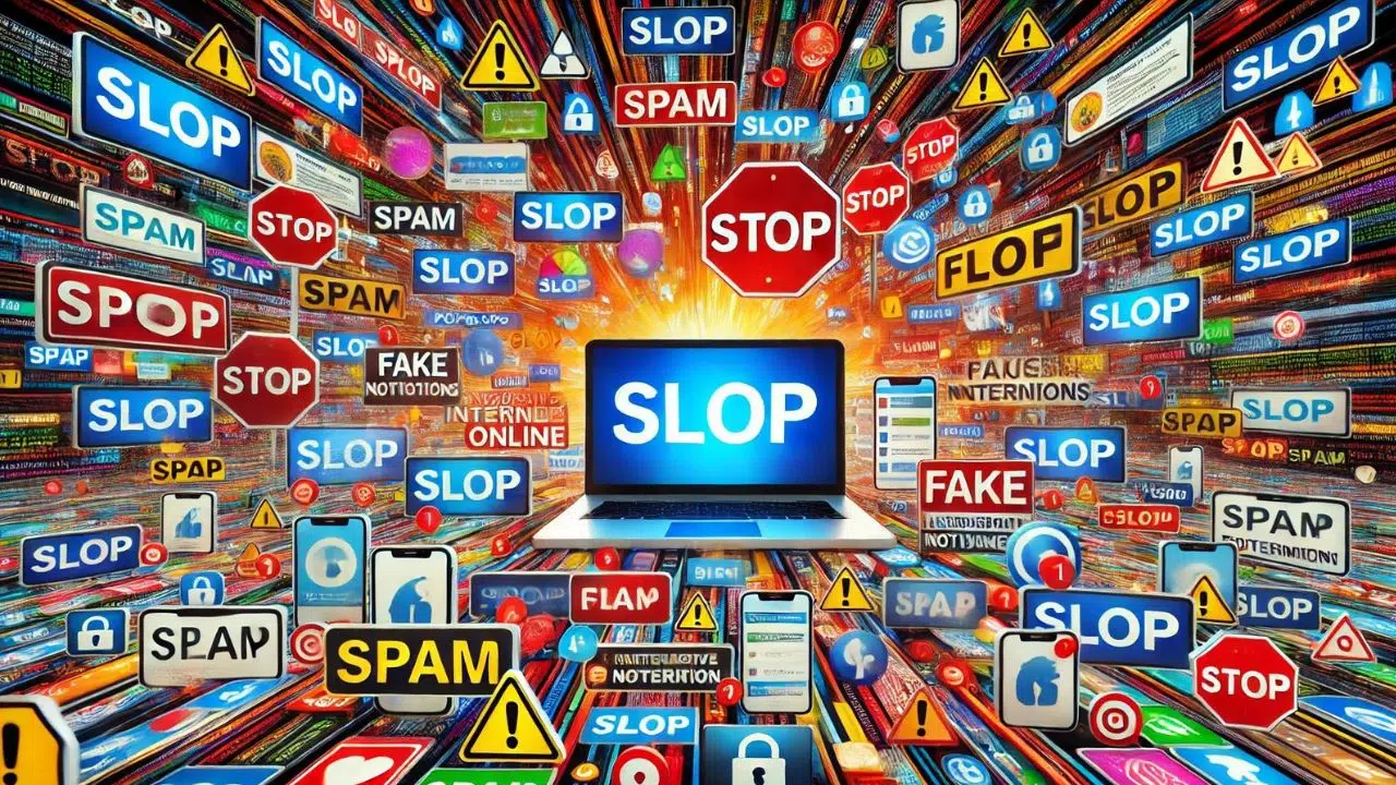 Le SLOP La nouvelle menace numérique qui remplace le SPAM Le SLOP La nouvelle menace numérique qui remplace le SPAM
