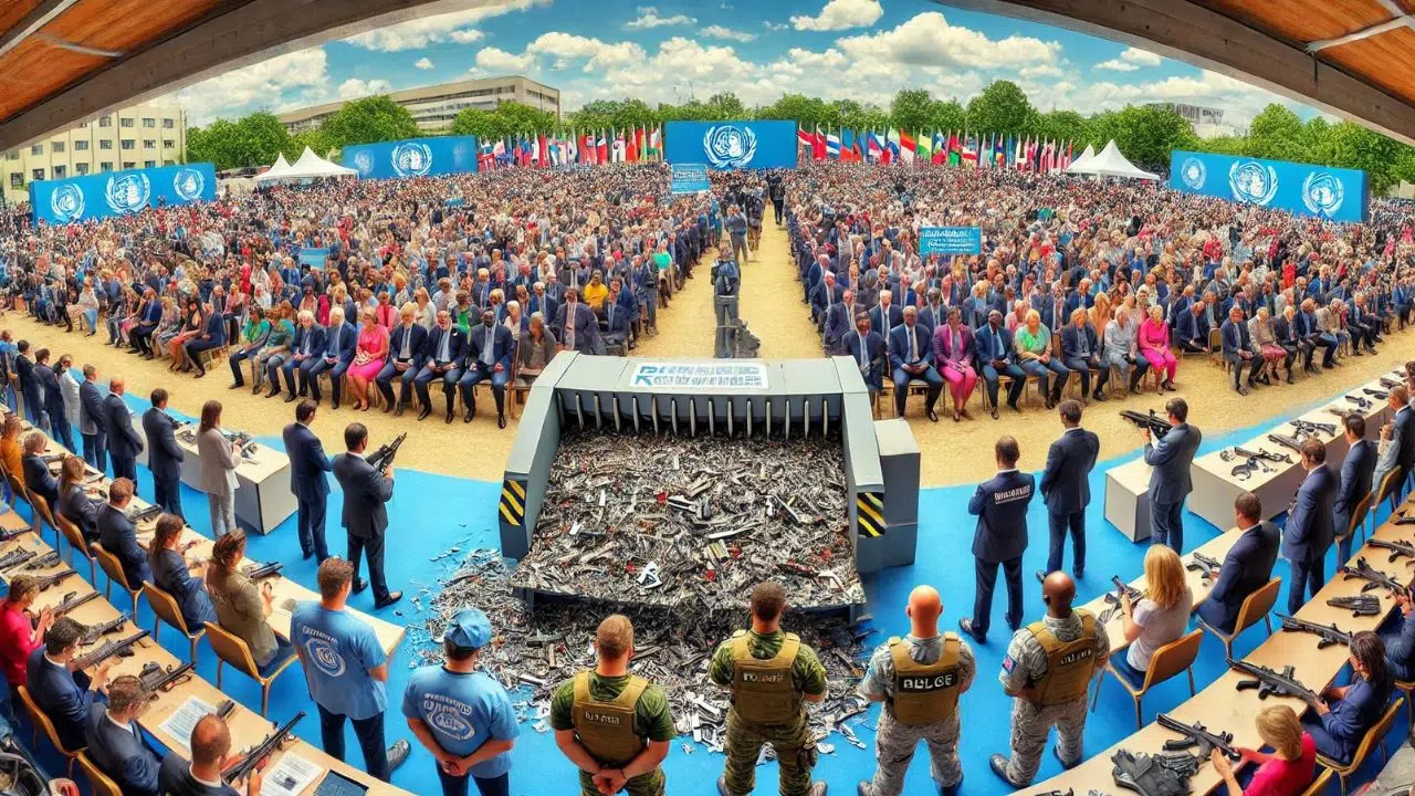 Journée internationale de la destruction des armes légères le 9 juillet 2024 Journée internationale de la destruction des armes légères le 9 juillet 2024