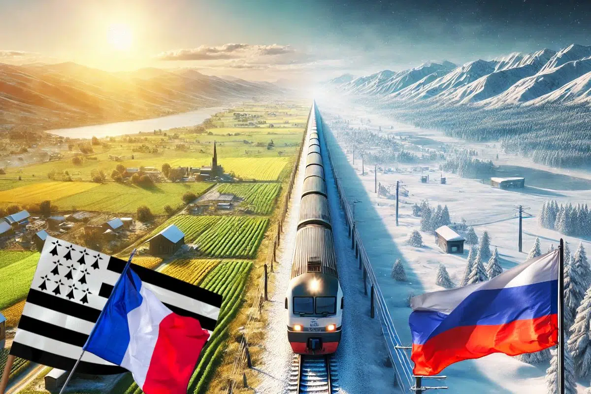 Combien de temps faudrait-il pour relier les 11 000 km de Brest (France) à Vladivostok (Russie) et pour quel coût ?