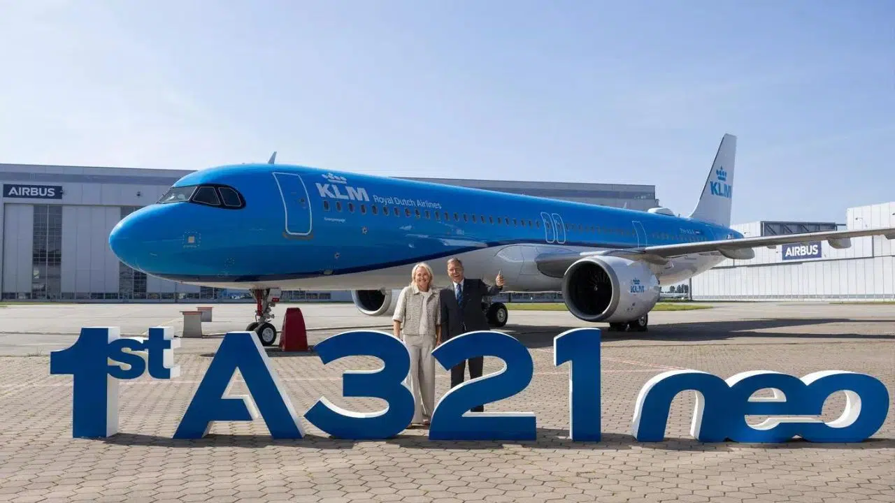 KLM accueille son premier Airbus A321neo : une étape décisive dans la modernisation de sa flotte KLM accueille son premier Airbus A321neo : une étape décisive dans la modernisation de sa flotte