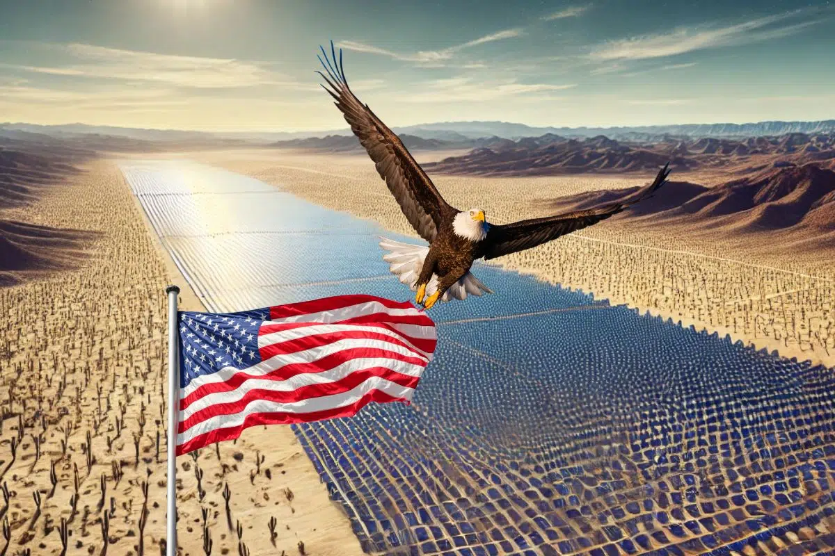 Les Etats-Unis prennent enfin au sérieux le réchauffement climatique avec un projet titanesque sur l'équivalent d'un quart de la France et qui vise à rattraper le rival de toujours Les Etats-Unis prennent enfin au sérieux le réchauffement climatique avec un projet titanesque sur l'équivalent d'un quart de la France et qui vise à rattraper le rival de toujours