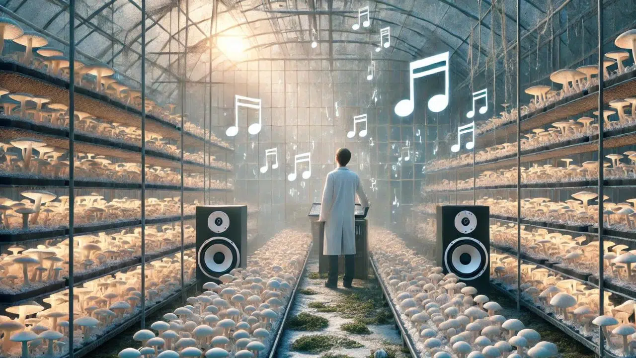 Cette musique fait pousser les champignons en un temps record Cette musique fait pousser les champignons en un temps record