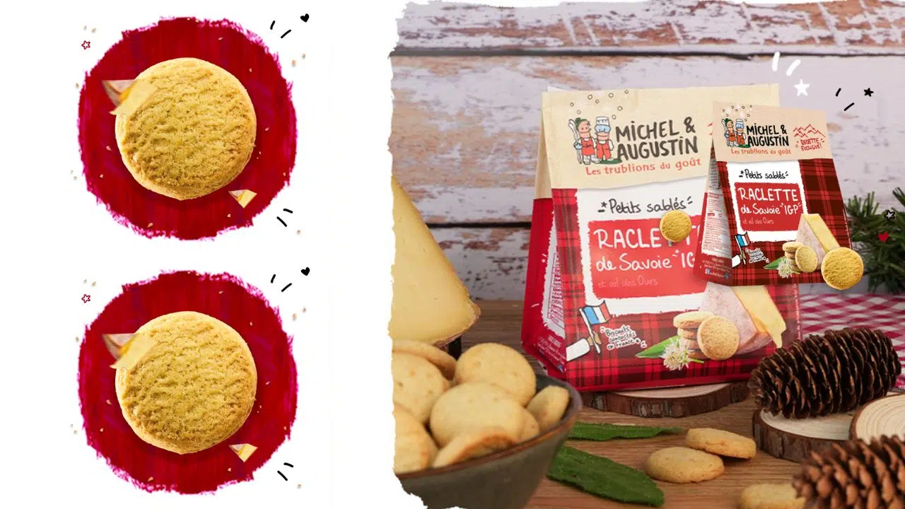 Michel & Augustin dévoile son édition limitée des petits sablés à la raclette IGP de Savoie Michel & Augustin dévoile son édition limitée des petits sablés à la raclette IGP de Savoie