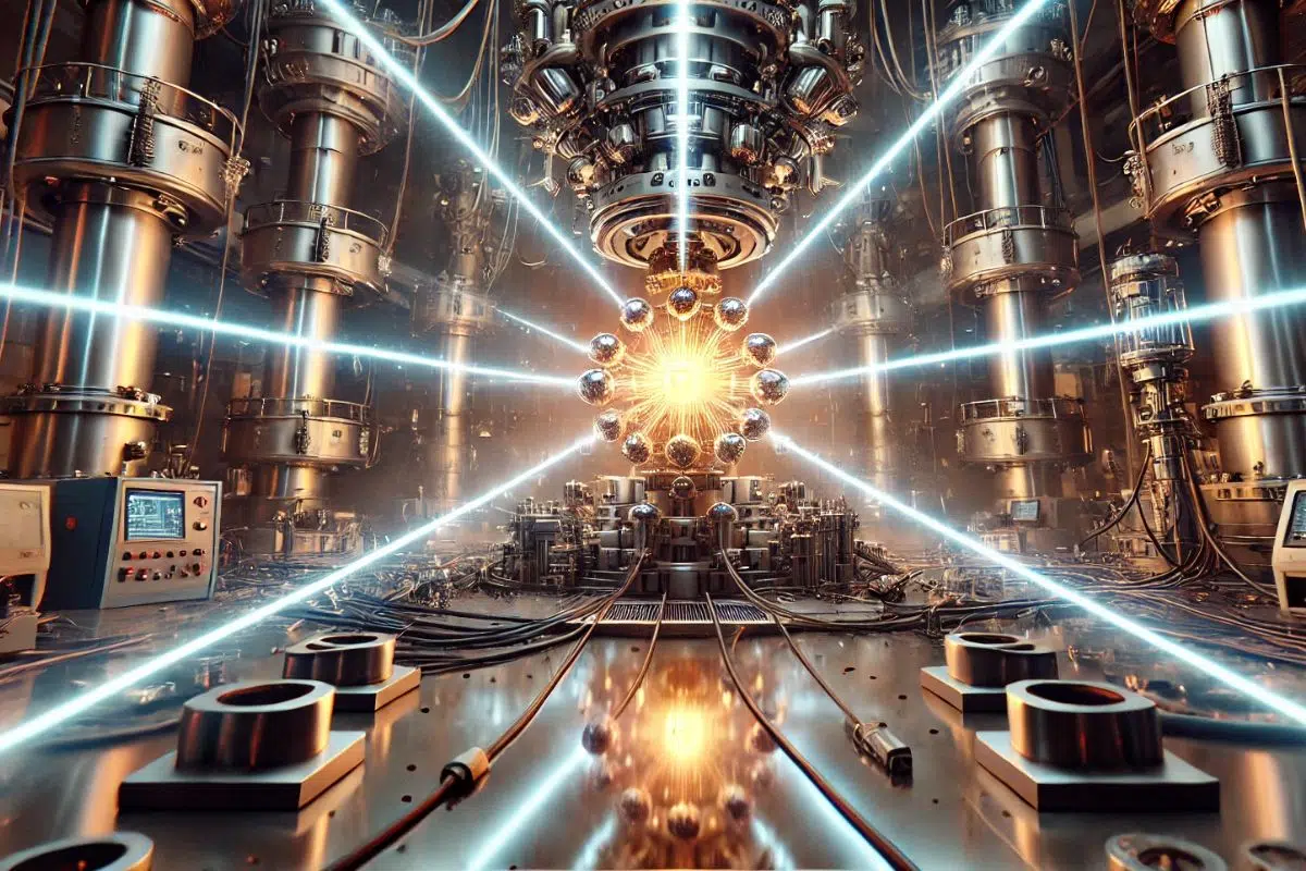 Une puissance égale à 5000 fois la production d'électricité des Etats-Unis pour ce nouveau laser destiné à la recherche sur la fusion nucléaire Une puissance égale à 5000 fois la production d'électricité des Etats-Unis pour ce nouveau laser destiné à la recherche sur la fusion nucléaire