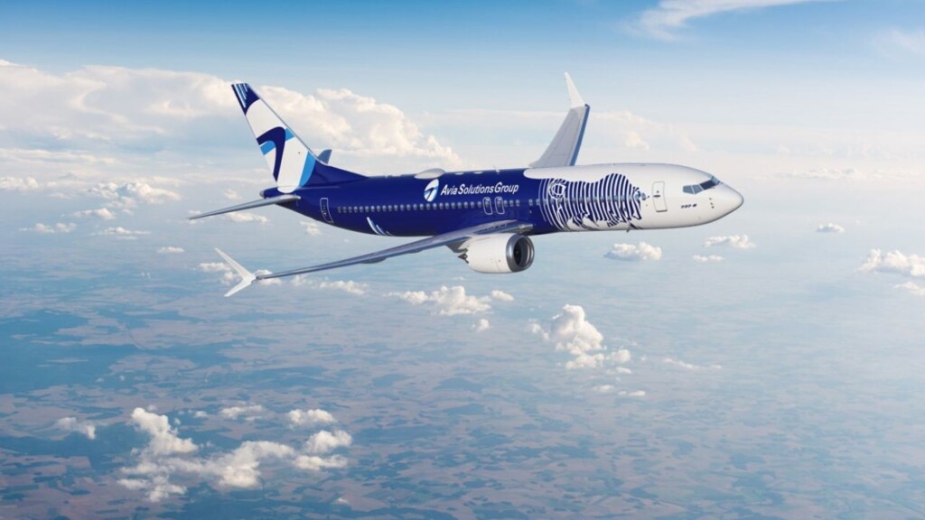 Un Boeing 737 MAX d'Avia Solutions Group.
