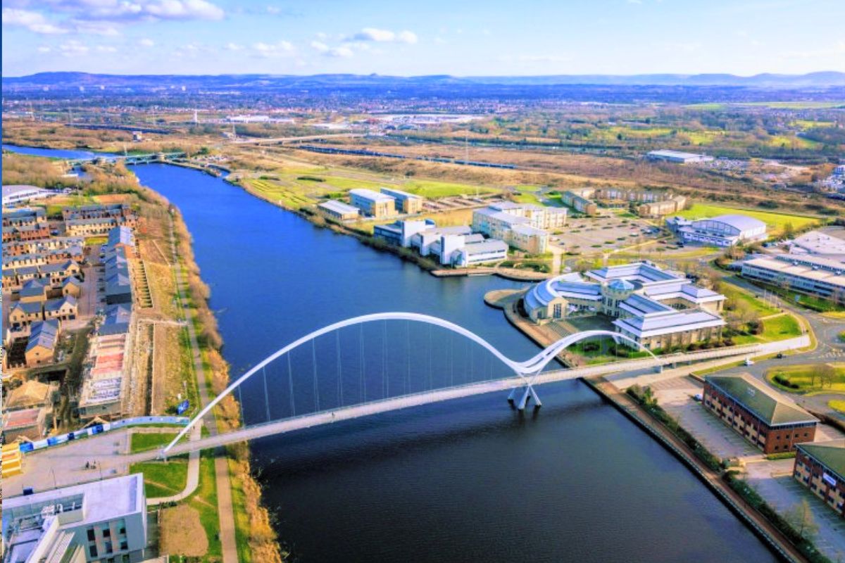 Rendering of the zero-emission power plant