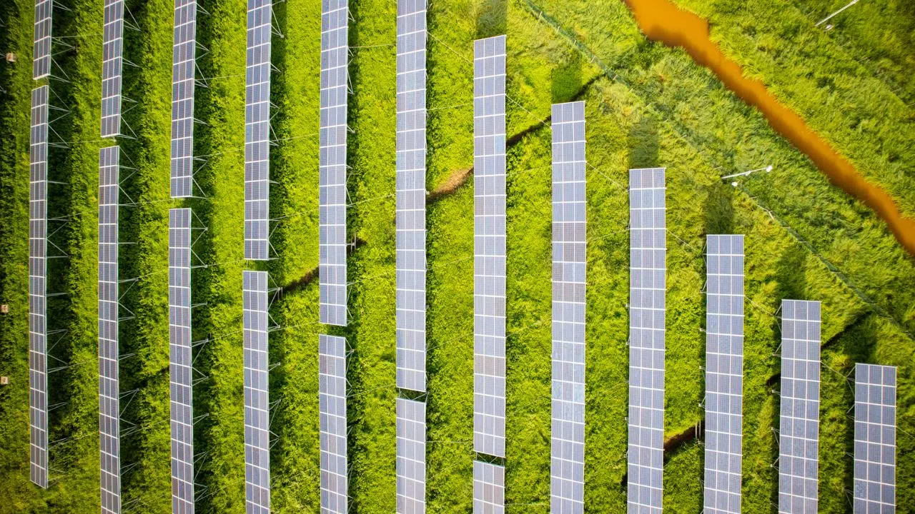 Une étude montre que l'agri-photovoltaïsme permet l'augmentation de 60 % de l’efficacité des terres agricoles combinées à la production d’énergie Une étude montre que l'agri-photovoltaïsme permet l'augmentation de 60 % de l’efficacité des terres agricoles combinées à la production d’énergie