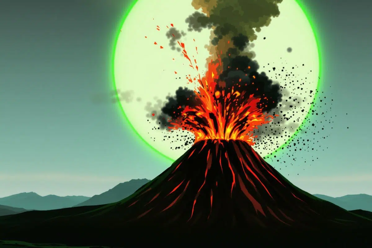 Le volcan qui a verdi le soleil en 1831 vient d'être identifié et personne n'aurait suspecté cette île dans le Pacifique d'en être l'origine Le volcan qui a verdi le soleil en 1831 vient d'être identifié et personne n'aurait suspecté cette île dans le Pacifique d'en être l'origine