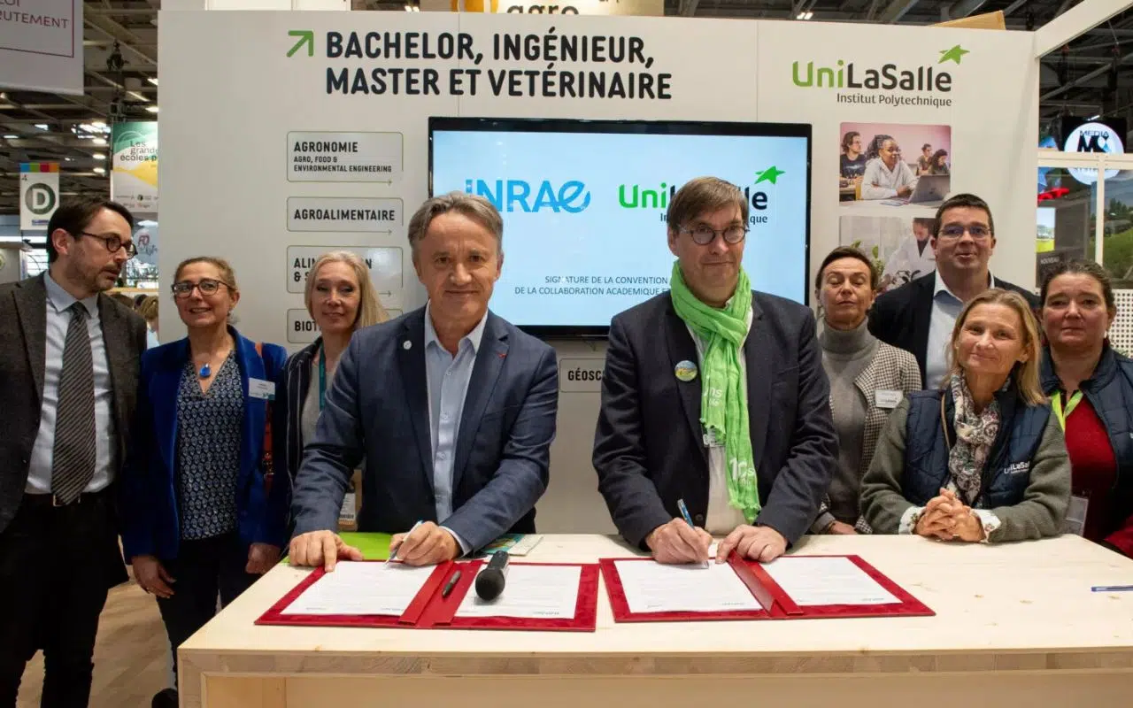 INRAE et UniLaSalle une alliance pour repenser l’agriculture de demain INRAE et UniLaSalle une alliance pour repenser l’agriculture de demain
