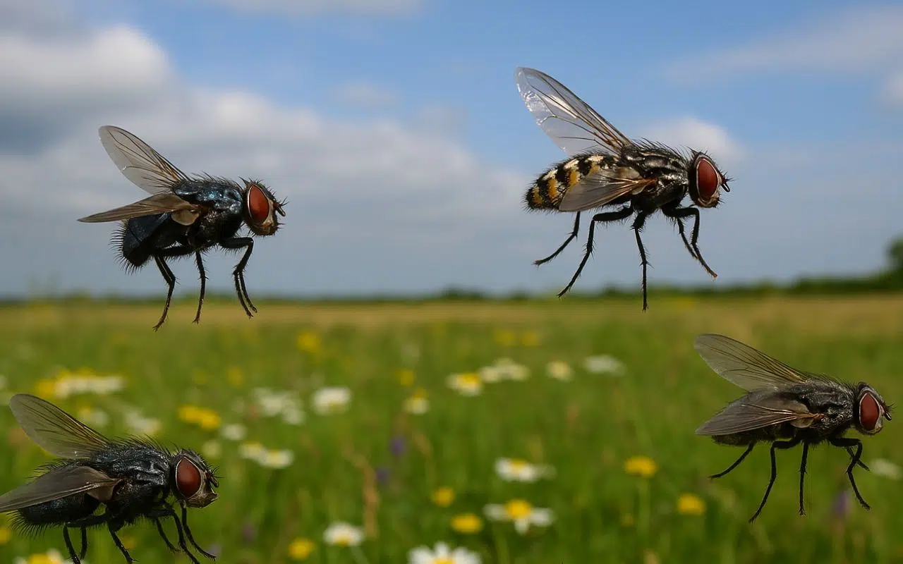 600 espèces de mouches migrent régulièrement sur de longues distances et heureusement 600 espèces de mouches migrent régulièrement sur de longues distances et heureusement