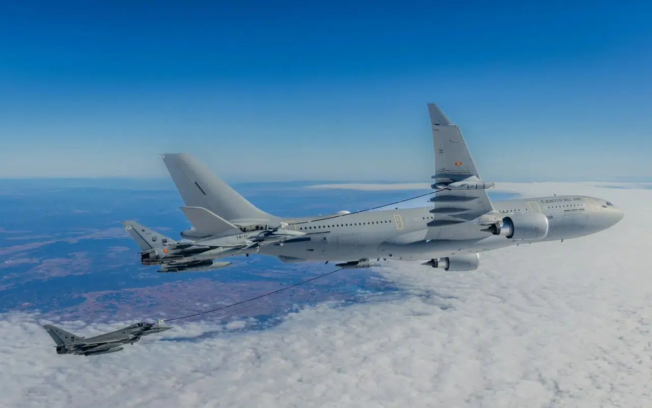 L’A330 MRTT, l’avion militaire qui transforme la stratégie aérienne de l’Espagne avec ses 16 000 kilomètres de portée L’A330 MRTT, l’avion militaire qui transforme la stratégie aérienne de l’Espagne avec ses 16 000 kilomètres de portée