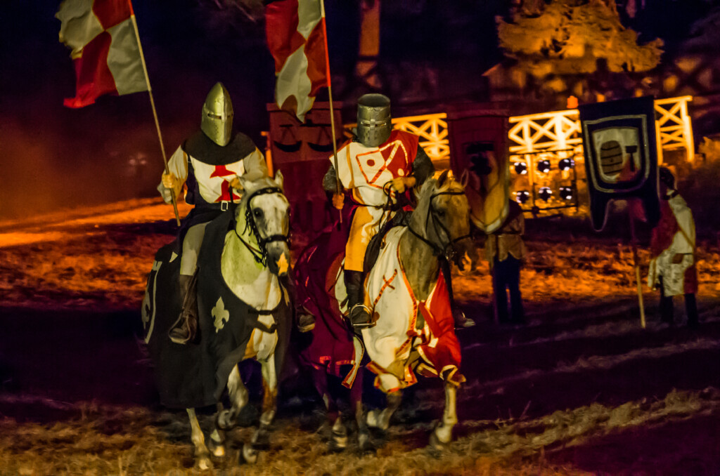Le spectacle voit s'affronter pas moins de 50 chevaliers !
