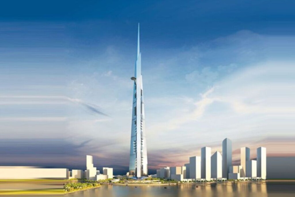 La Jeddah Tower fera plus de 3x la taille de la tour Eiffel avec ses 1000 mètres de haut.