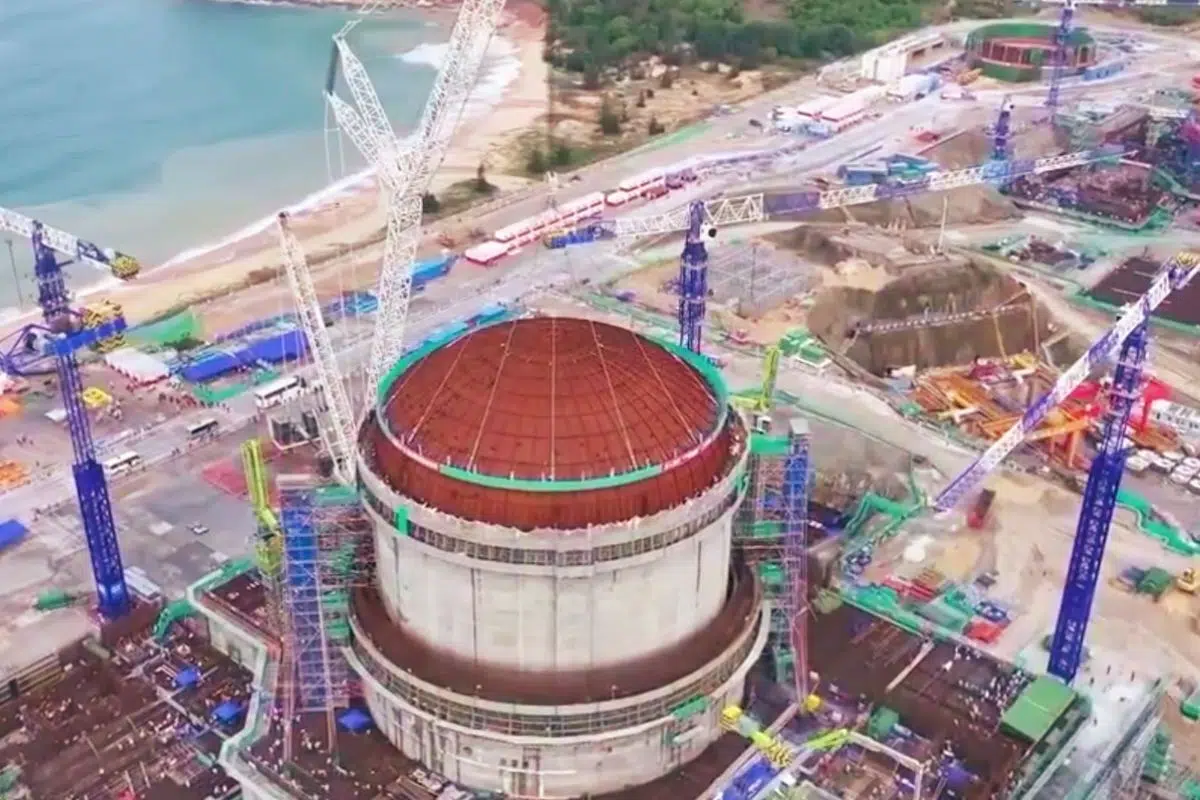 La Chine marque encore une fois l'histoire de la construction avec cette pose record d'un dôme de 261 tonnes posé en 94 minutes La Chine marque encore une fois l'histoire de la construction avec cette pose record d'un dôme de 261 tonnes posé en 94 minutes