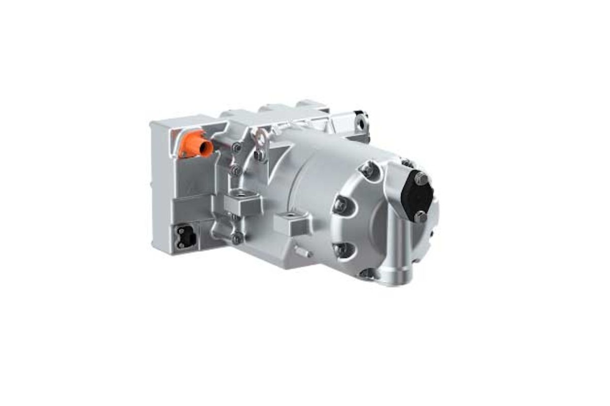 Sans en avoir l'air, le compresseur électrique à onduleur intégré pour bus EDC-120 est un concentré de technologie.