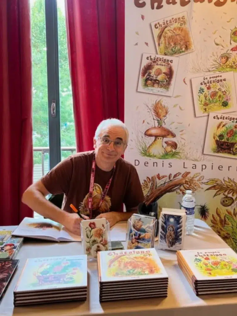 Le monde de Châtaigne édité chez flibusk, sans hésiter. Ce devait être un album unique… j’en ai publié cinq. C’est devenu une véritable série, avec son propre univers et son public fidèle.