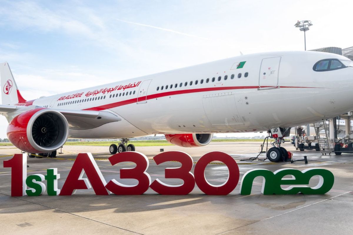 Air Algérie vise grand avec la réception de son premier Airbus A330neo qui sera suivi 7 autres pour faire d'Alger un Hub de correspondance intercontinental Air Algérie vise grand avec la réception de son premier Airbus A330neo qui sera suivi 7 autres pour faire d'Alger un Hub de correspondance intercontinental
