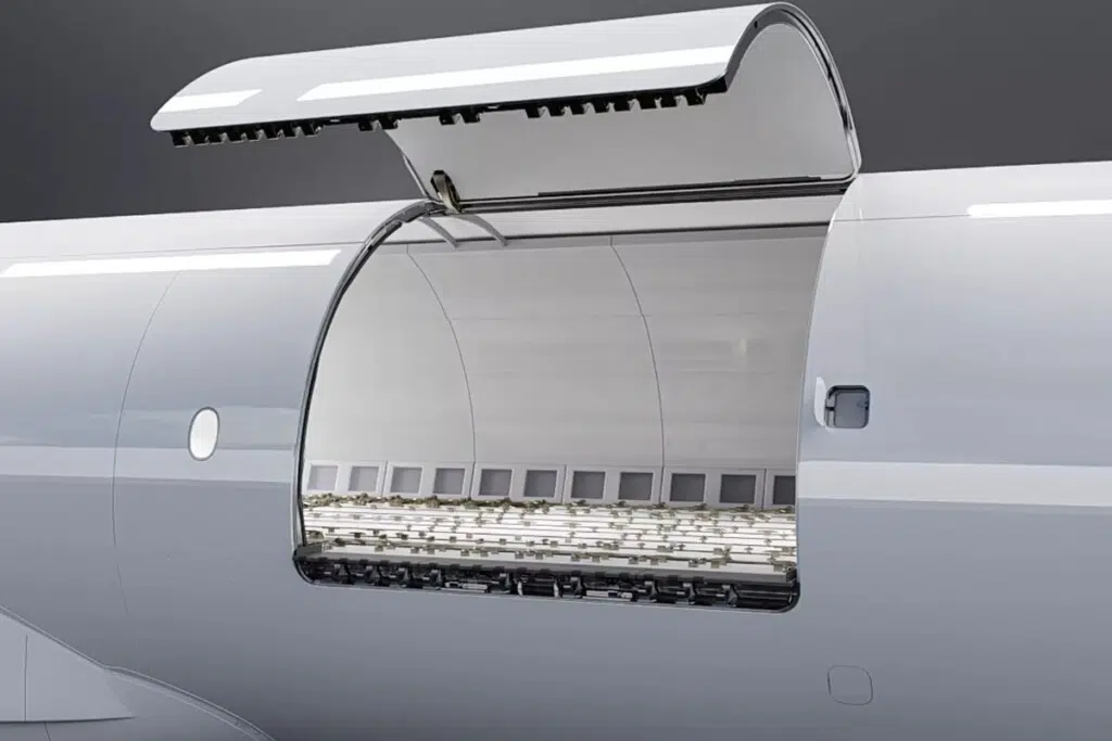 L'A350F aura la plus grande porte du monde pour un avion de série avec 4,3 mètres.