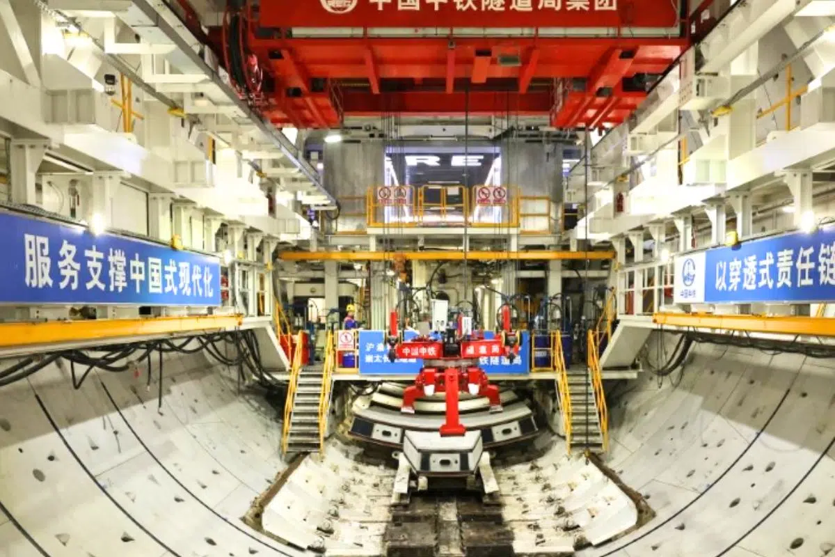 Le tunnel sous-fluvial de Chongtai