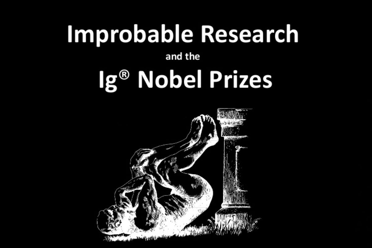 Image parfaite de la mentalité des Ig Nobel : renverser la pensée pour voir la science autrement !