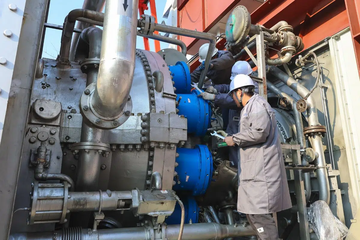 Jupiter I avec sa capacité de 30 MW est la plus grande turbine à hydrogène du monde. 