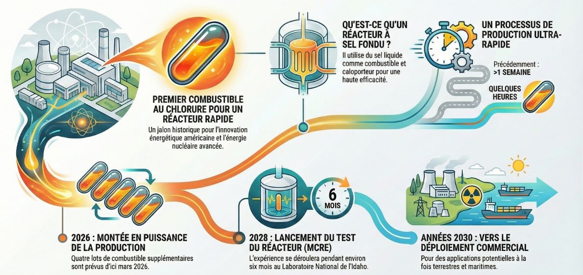 Résumé sur le projet MCRE (Molten Chloride Reactor Experiment)