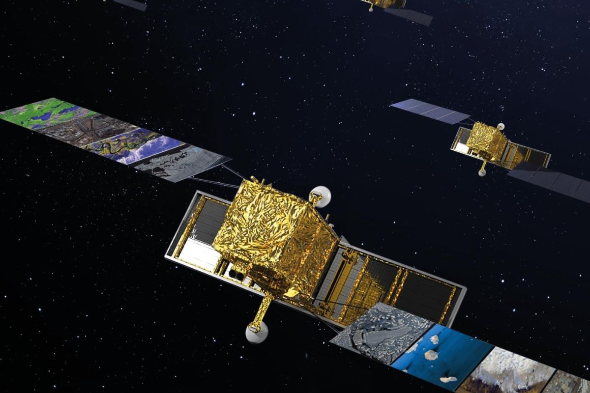 Satellite COSMOS_SkyMed (© Thales Alenia Space)