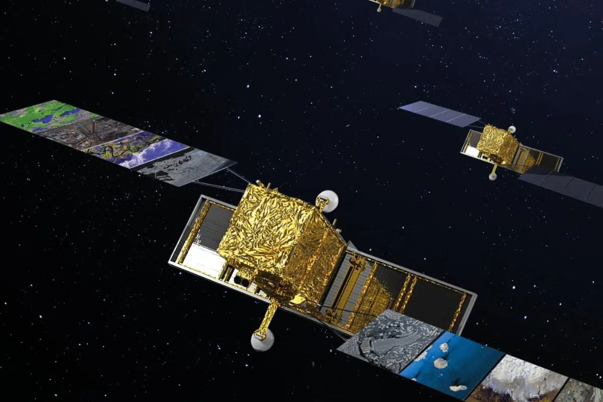 Satellite COSMOS_SkyMed (© Thales Alenia Space)