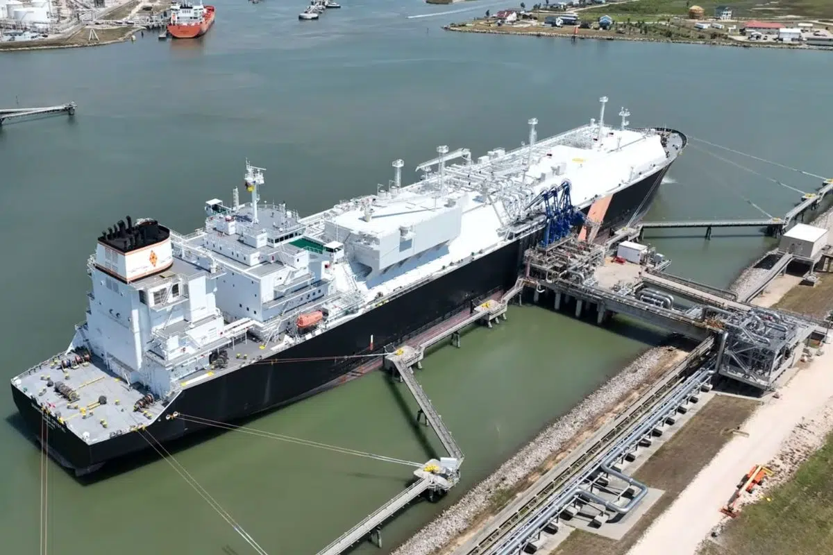 Les Etats-Unis sont la première nation à dépasser ce chiffre symbolique dans l'énergie avec 111 millions de tonnes de gaz naturel liquéfié exportées en un an Les Etats-Unis sont la première nation à dépasser ce chiffre symbolique dans l'énergie avec 111 millions de tonnes de gaz naturel liquéfié exportées en un an