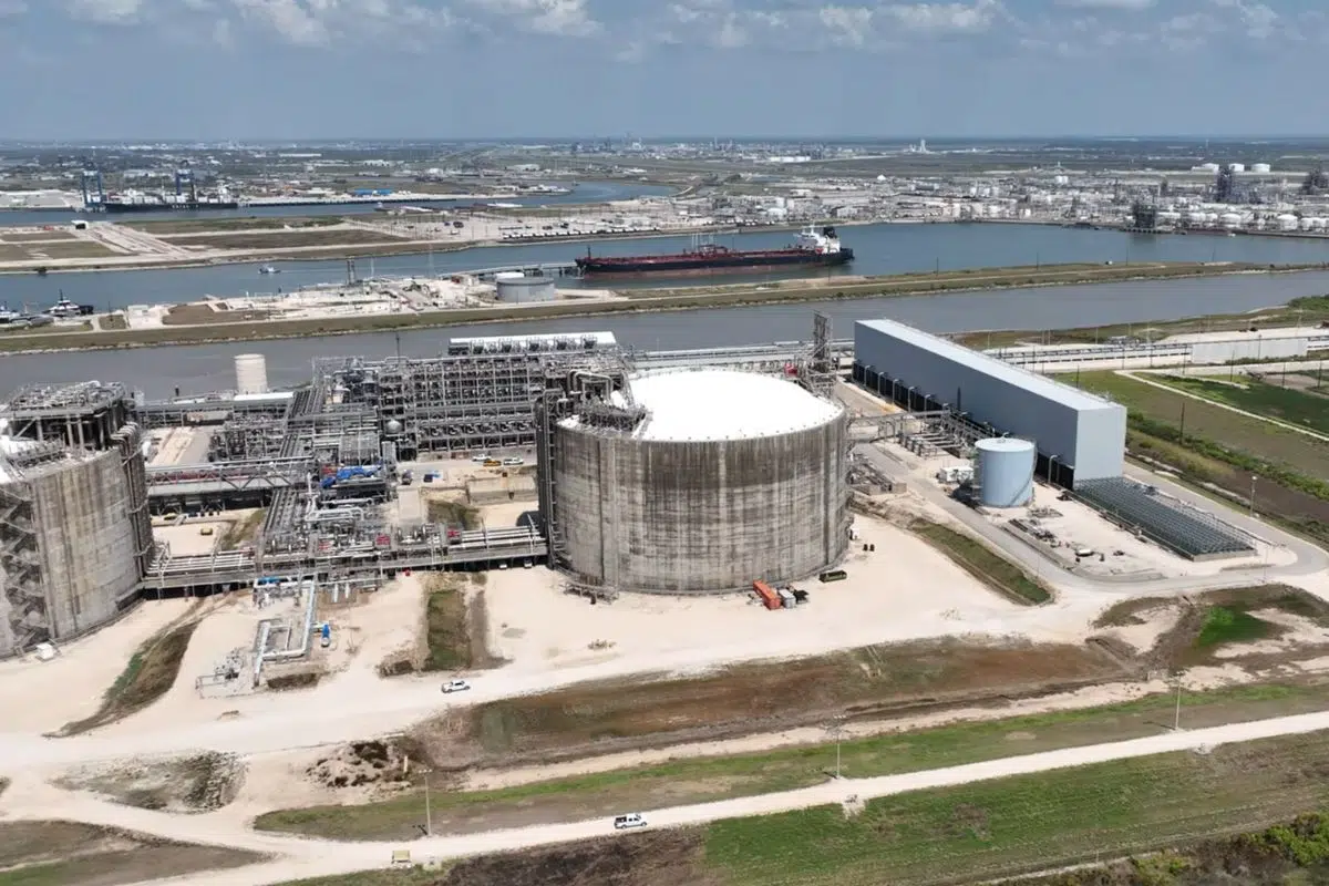 Terminal de Freeport LNG à Freeport au Texas.