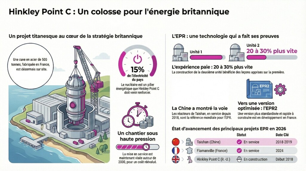 Hinkley Point C : Un projet stratégique - infographie