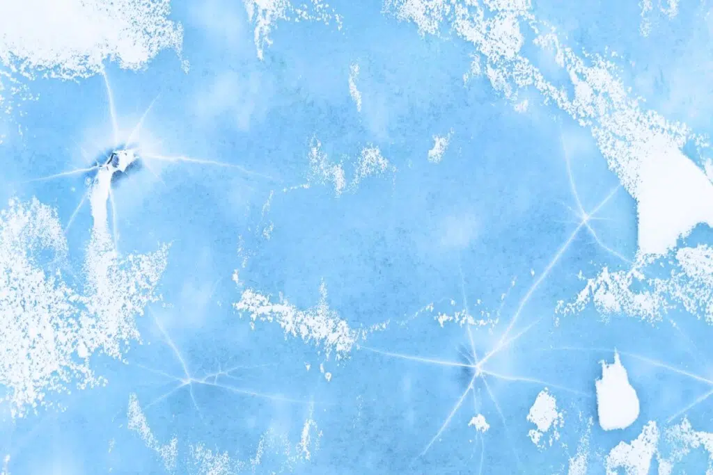 La mer Baltique est régulièrement bloquée par les glaces. 