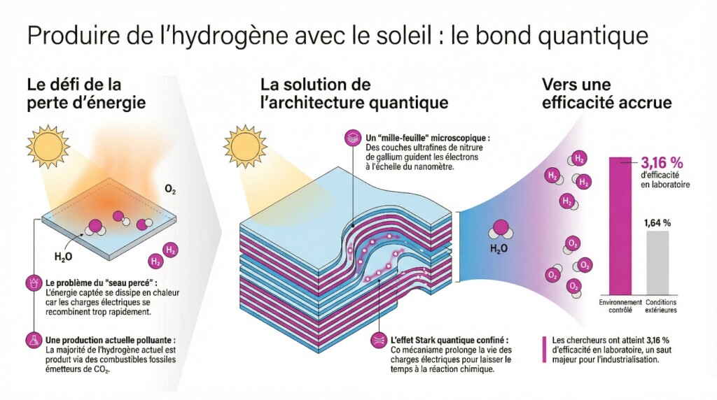 Production d'hydrogène : bond quantique