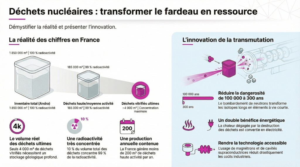 Transmutation des déchets nucléaires