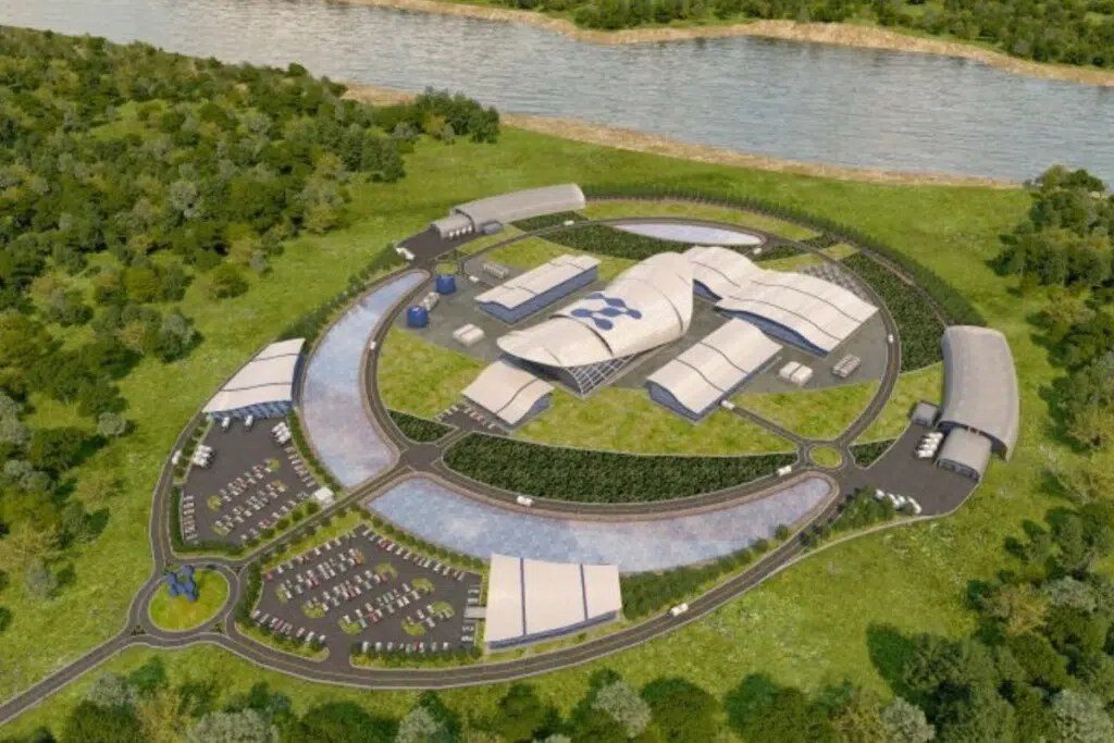 Le projet Carbon Free Power Project, première centrale nucléaire modulaire SMR de NuScale prévue dans l’Idaho, a été abandonné en 2023 faute de souscriptions suffisantes de la part des municipalités partenaires.Malgré un soutien financier fédéral et un site au laboratoire national de l’Idaho, la hausse du coût de l’électricité estimé du projet a fragilisé son modèle économique.
Crédit photo : NuScale.